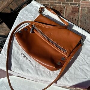 Hammitt butter soft smooth Leather Crossbody Bag.